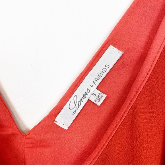 Lovers & Friends | Love Letter Cold Shoulder Mini Wrap Dress Size S - Picture 10 of 11